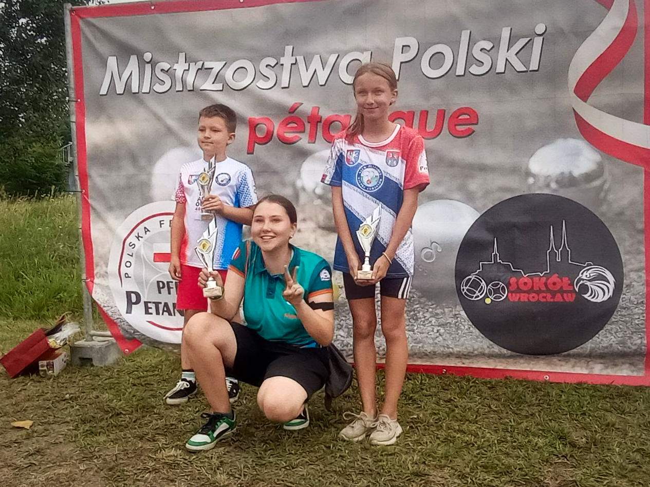 Młodzi zawodnicy Klubu Petanque Wieprz Lubartów
