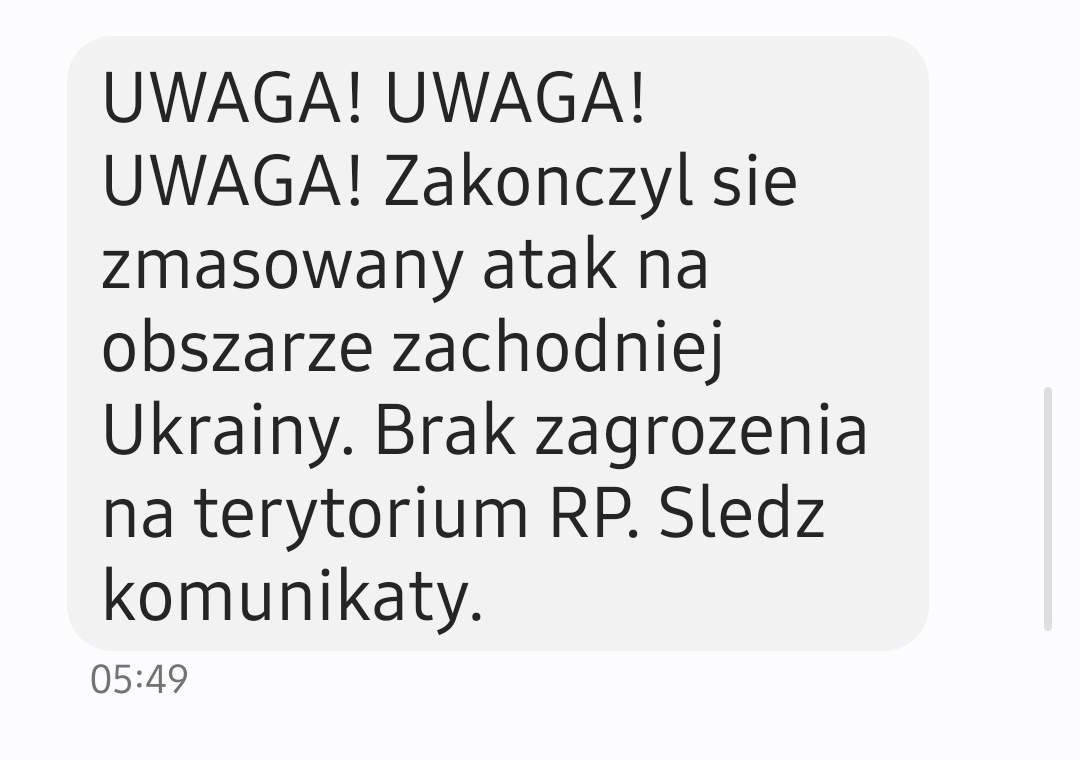Alert odwolanie