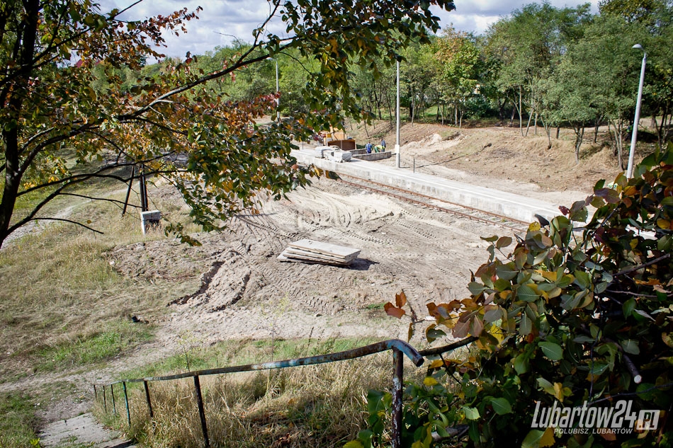 Budowa tymczasowych przystanków dla szynobusów