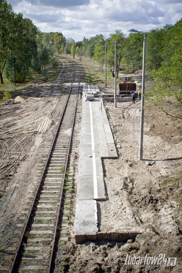 Budowa tymczasowych przystanków dla szynobusów