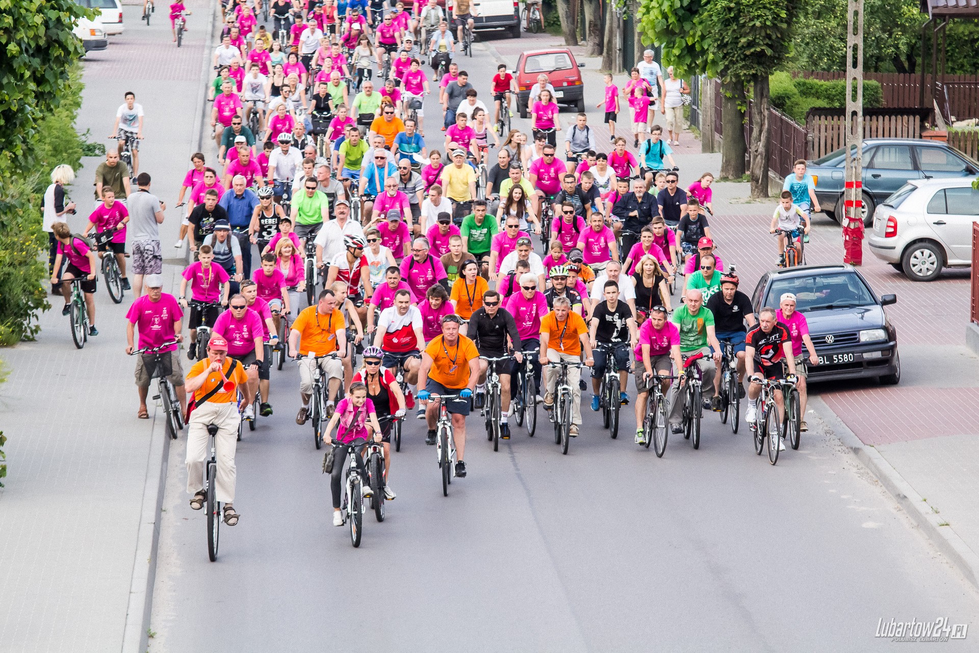 Święto Roweru - przejazd ulicami Lubartowa