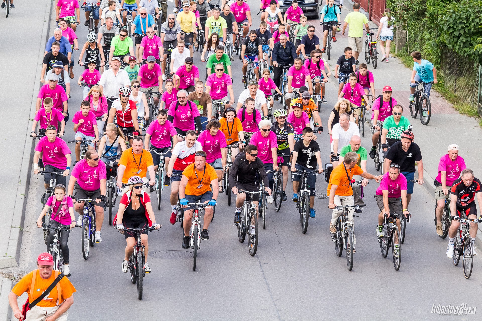 Święto Roweru - przejazd ulicami Lubartowa