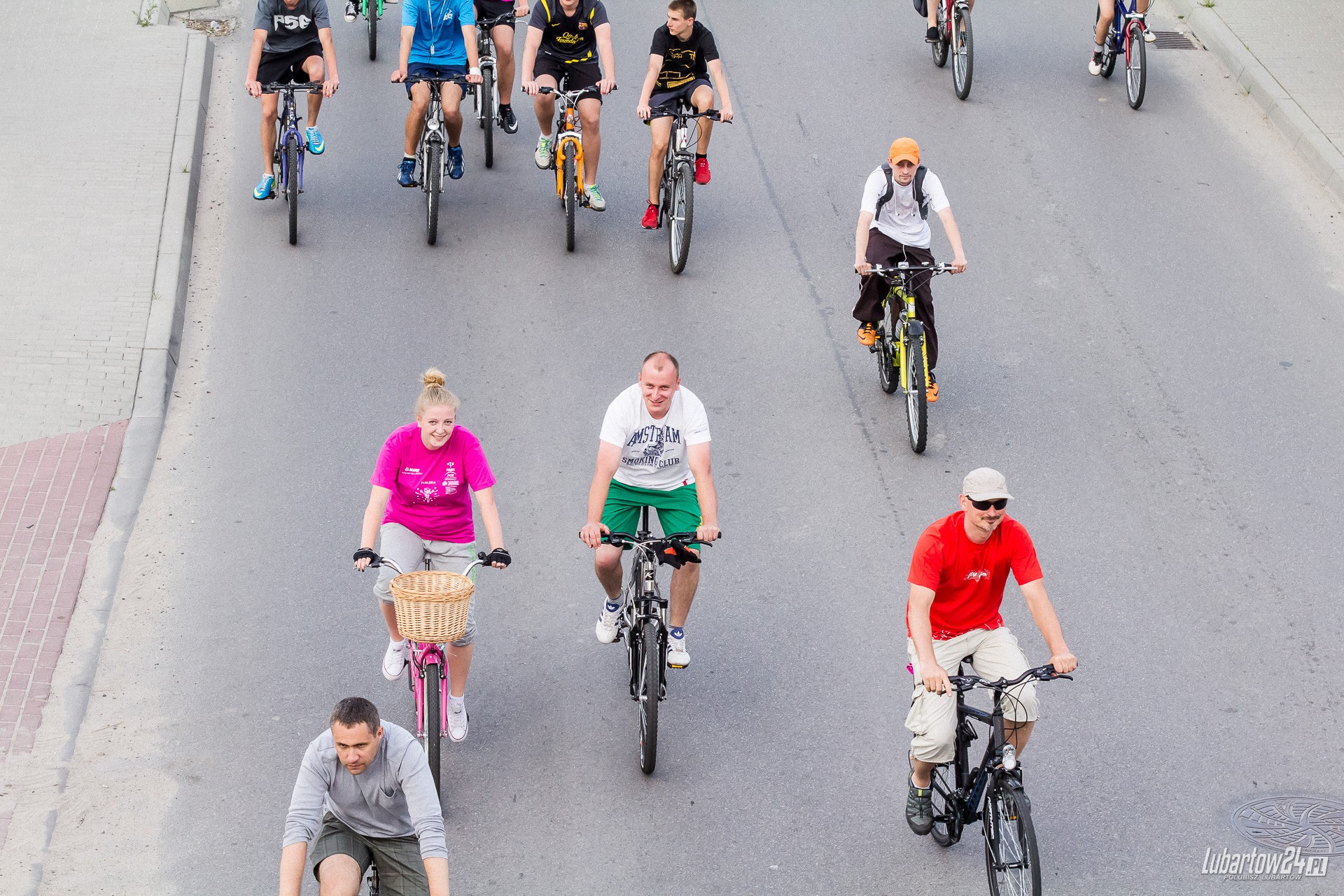 Święto Roweru - przejazd ulicami Lubartowa