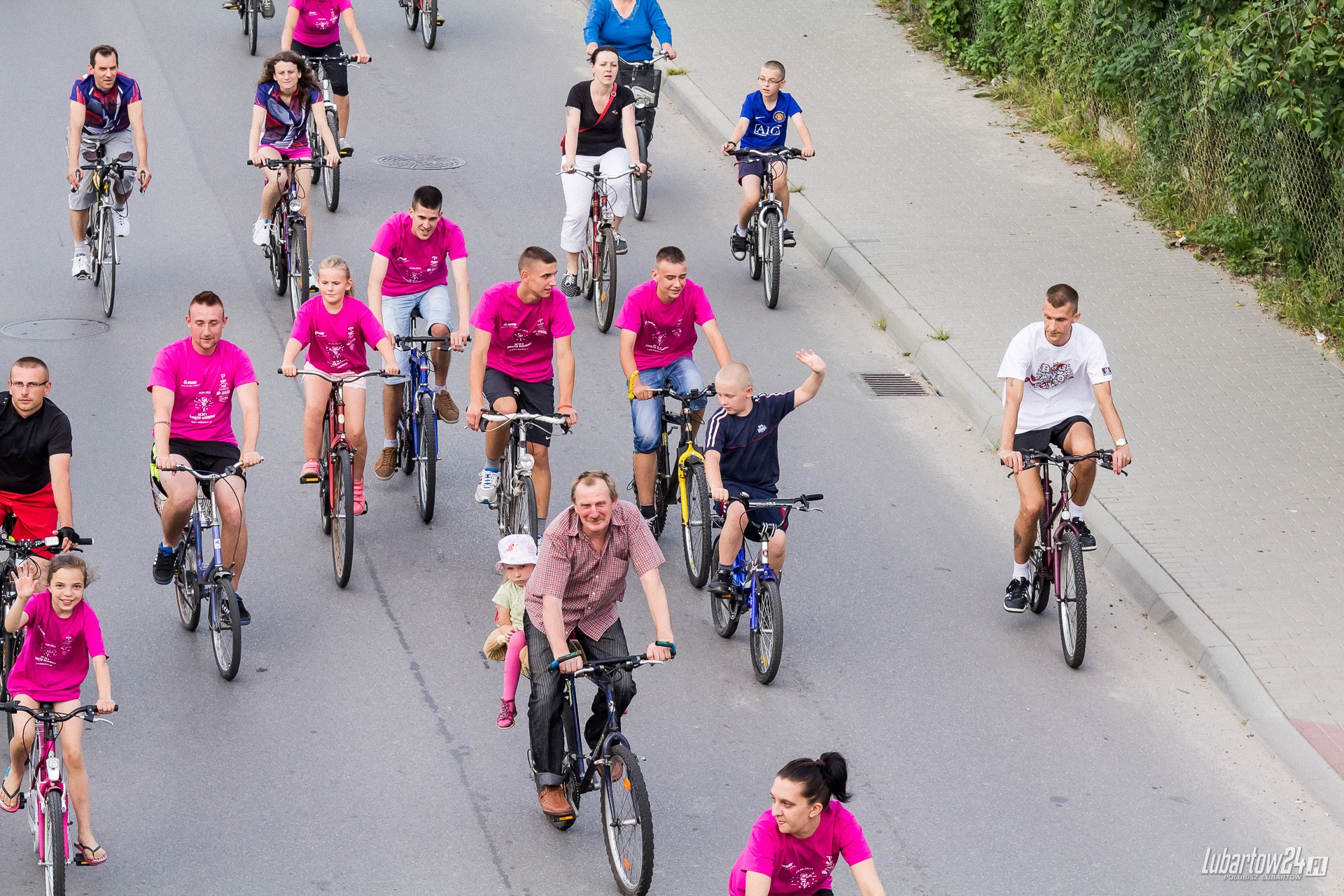 Święto Roweru - przejazd ulicami Lubartowa