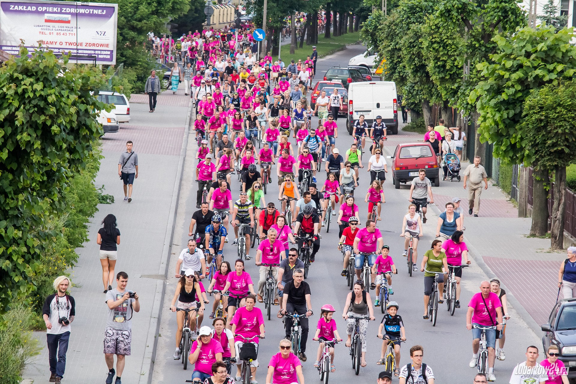 Święto Roweru - przejazd ulicami Lubartowa