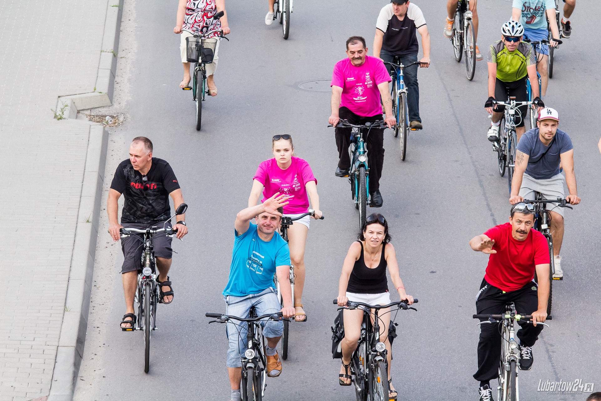 Święto Roweru - przejazd ulicami Lubartowa
