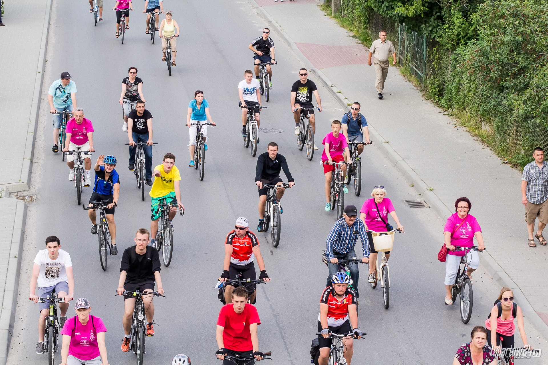 Święto Roweru - przejazd ulicami Lubartowa