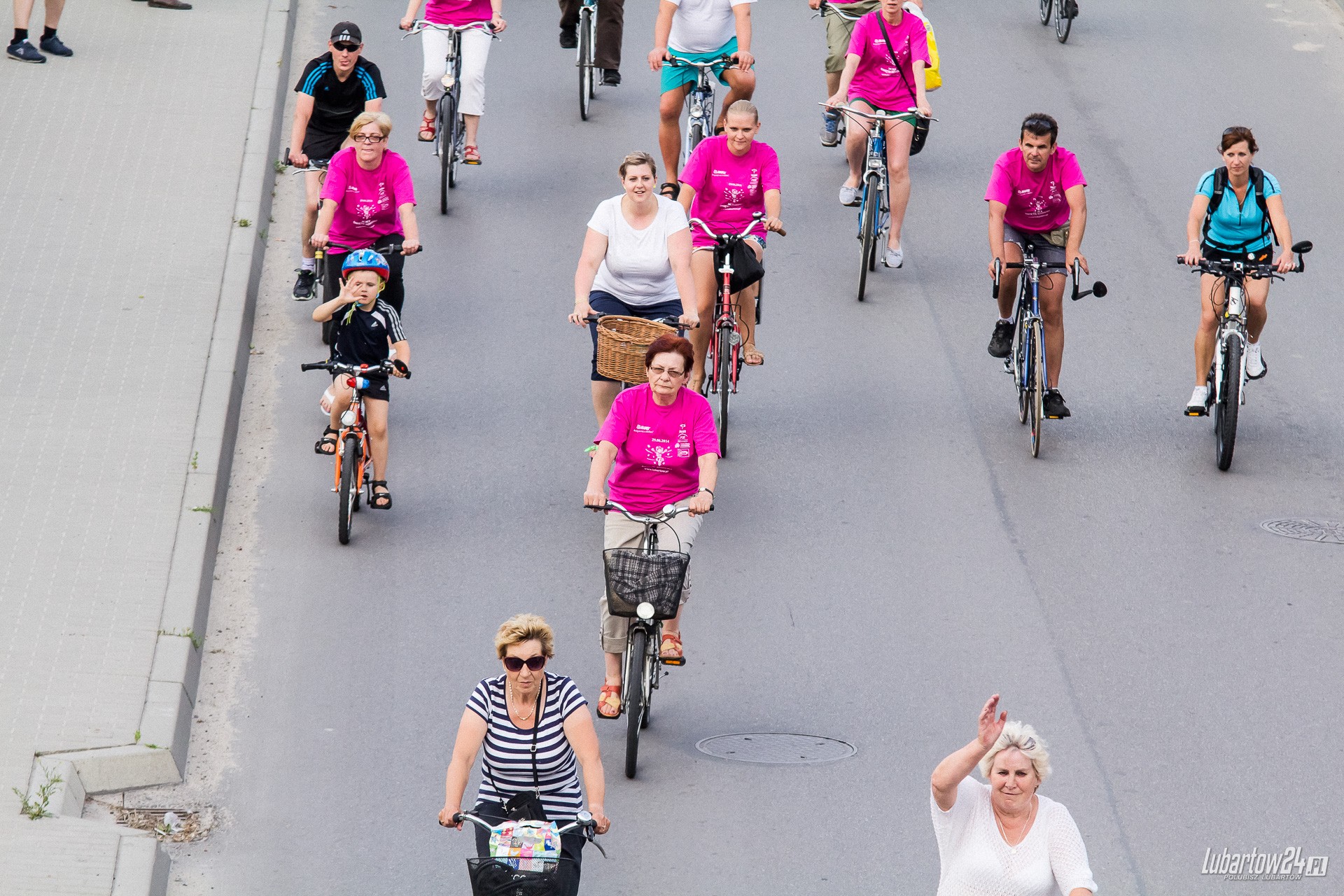 Święto Roweru - przejazd ulicami Lubartowa
