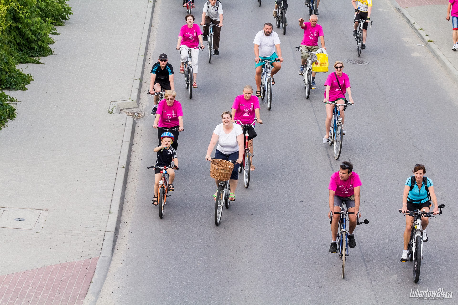 Święto Roweru - przejazd ulicami Lubartowa