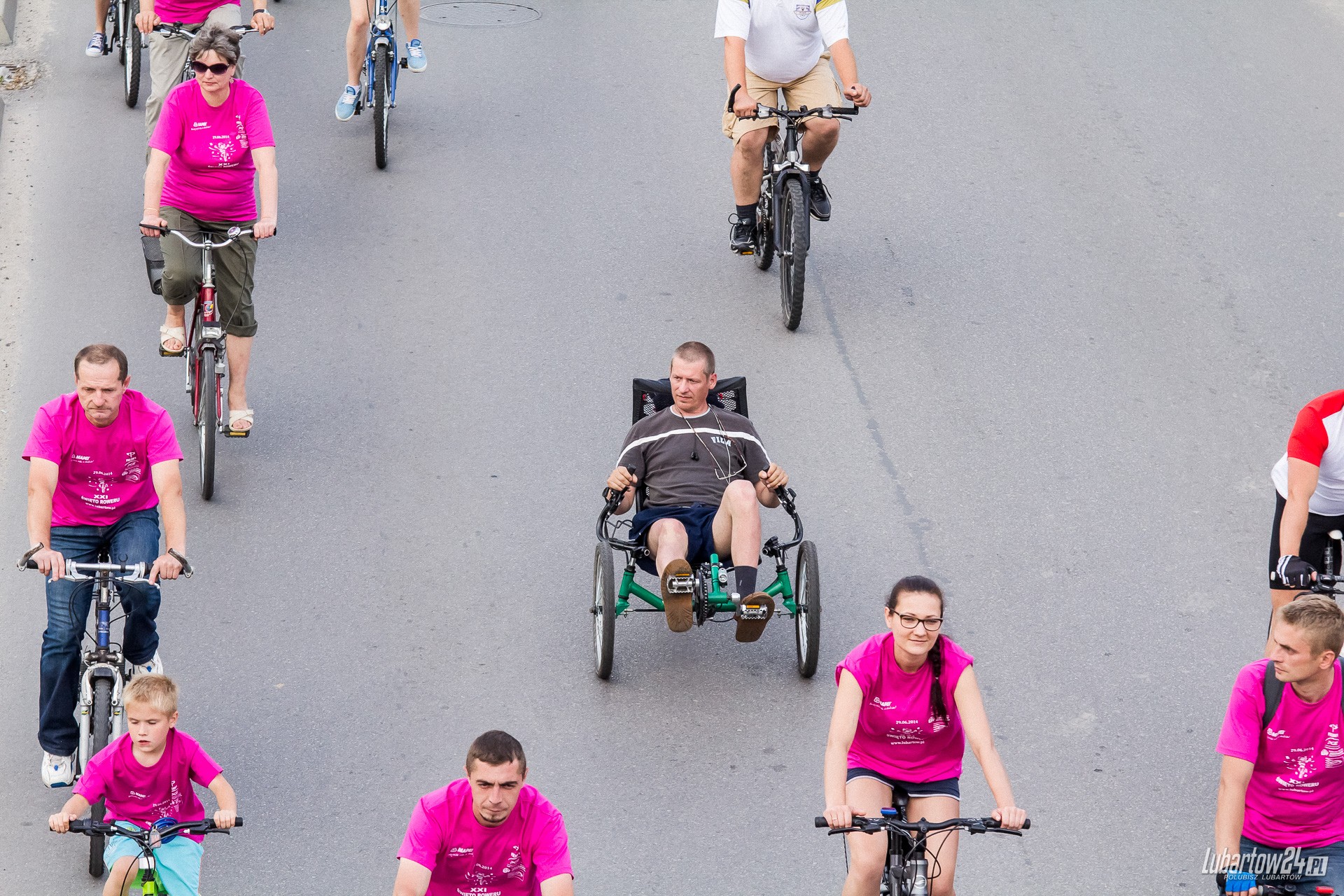 Święto Roweru - przejazd ulicami Lubartowa