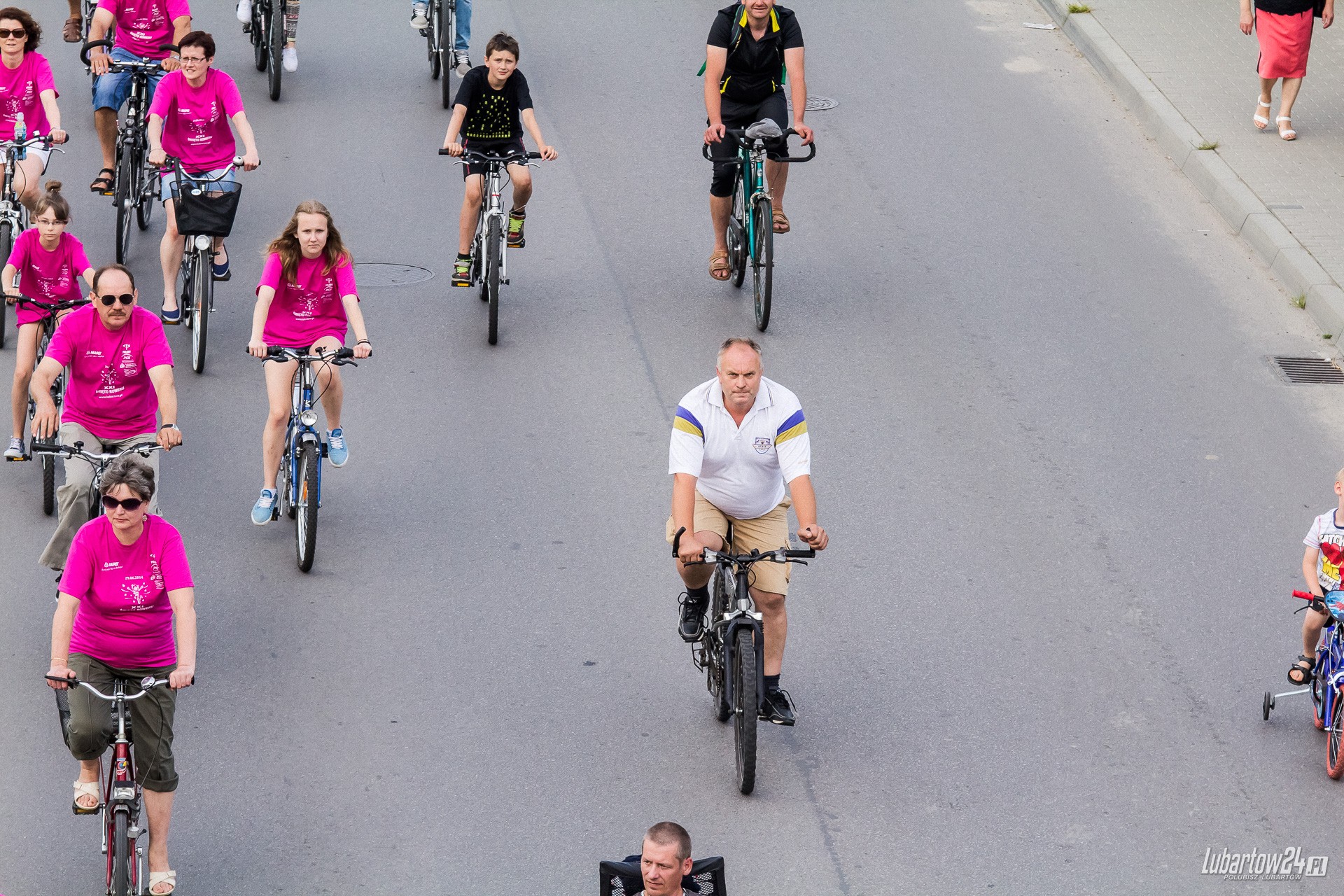 Święto Roweru - przejazd ulicami Lubartowa
