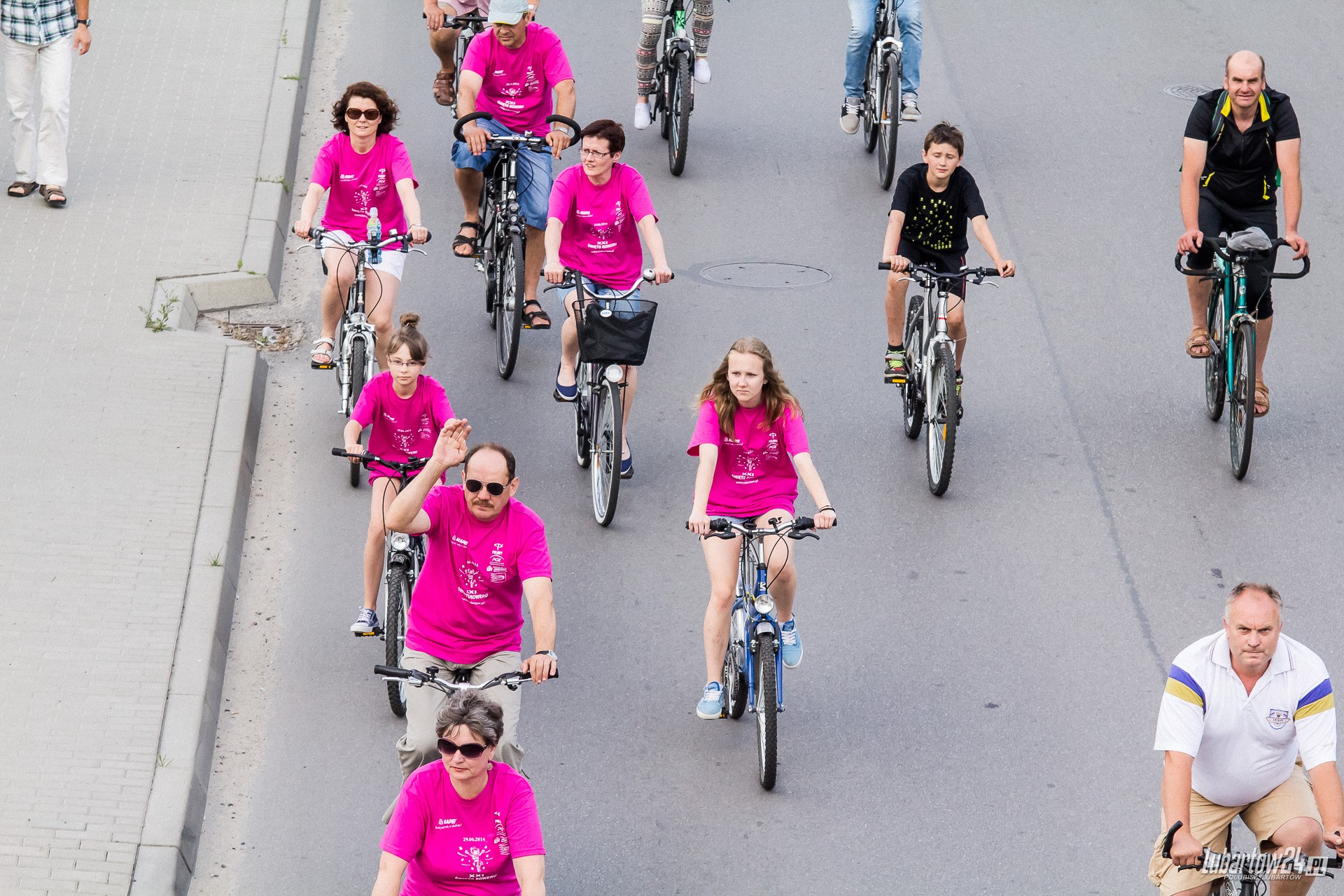 Święto Roweru - przejazd ulicami Lubartowa