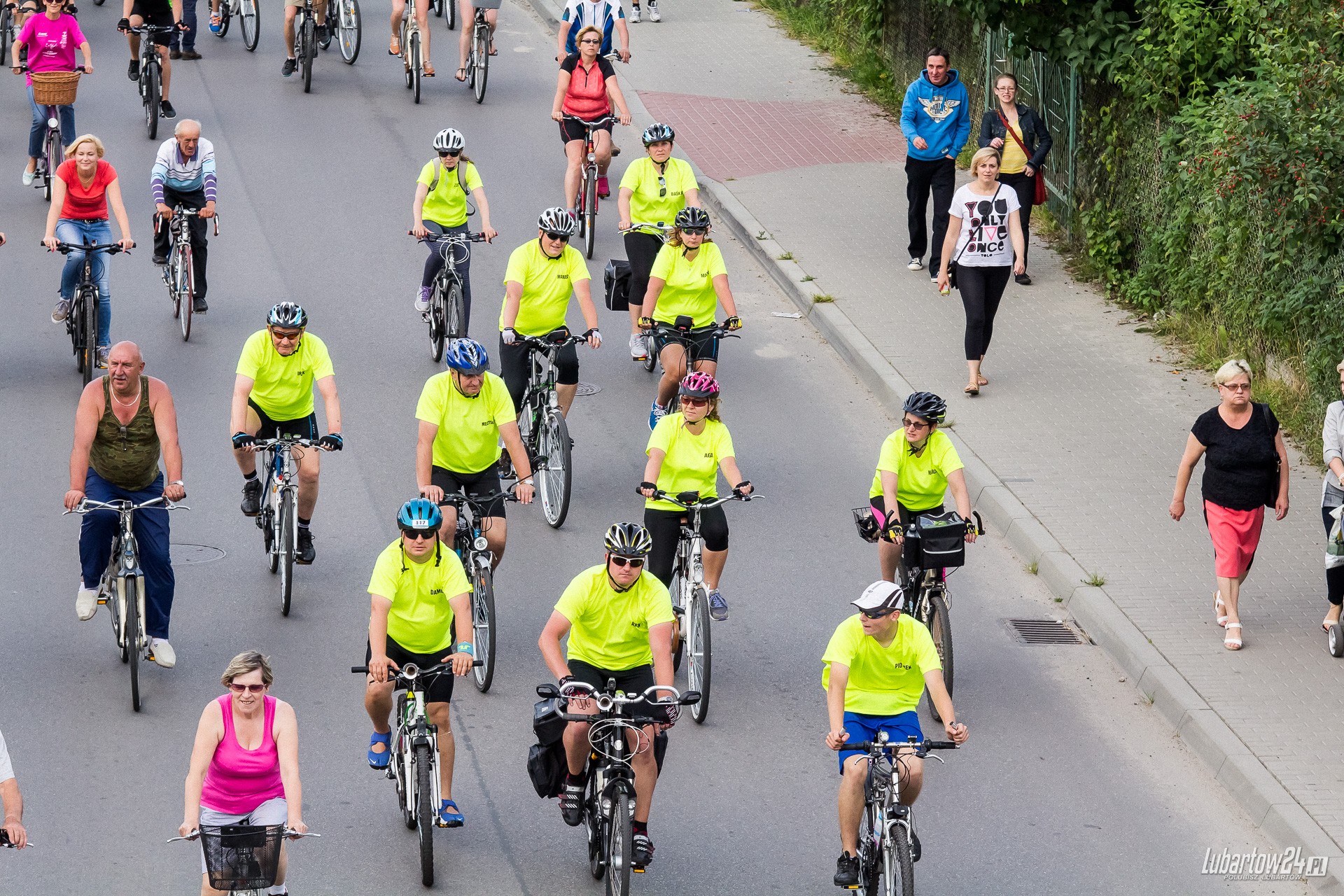 Święto Roweru - przejazd ulicami Lubartowa