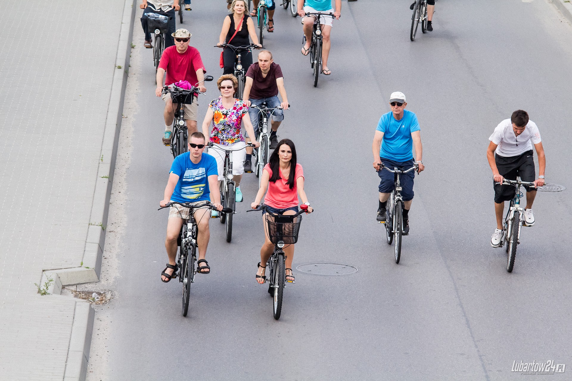 Święto Roweru - przejazd ulicami Lubartowa