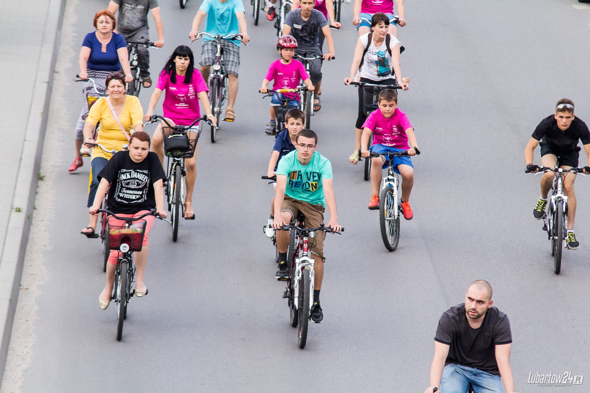 Święto Roweru - przejazd ulicami Lubartowa