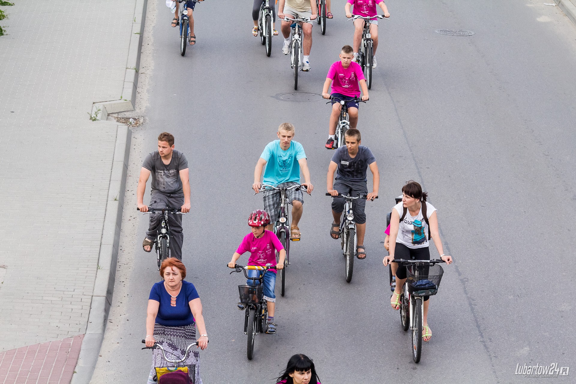 Święto Roweru - przejazd ulicami Lubartowa