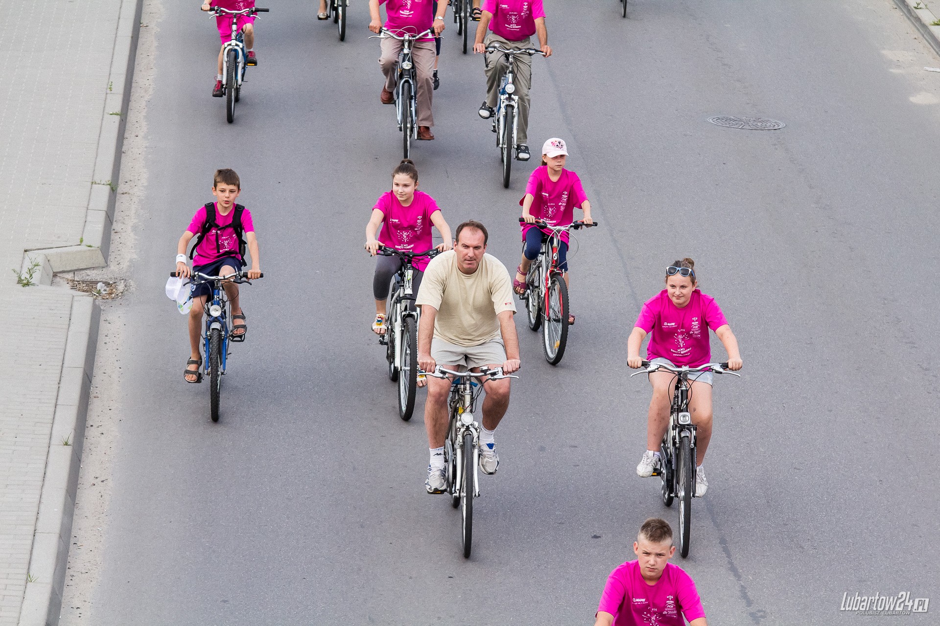 Święto Roweru - przejazd ulicami Lubartowa