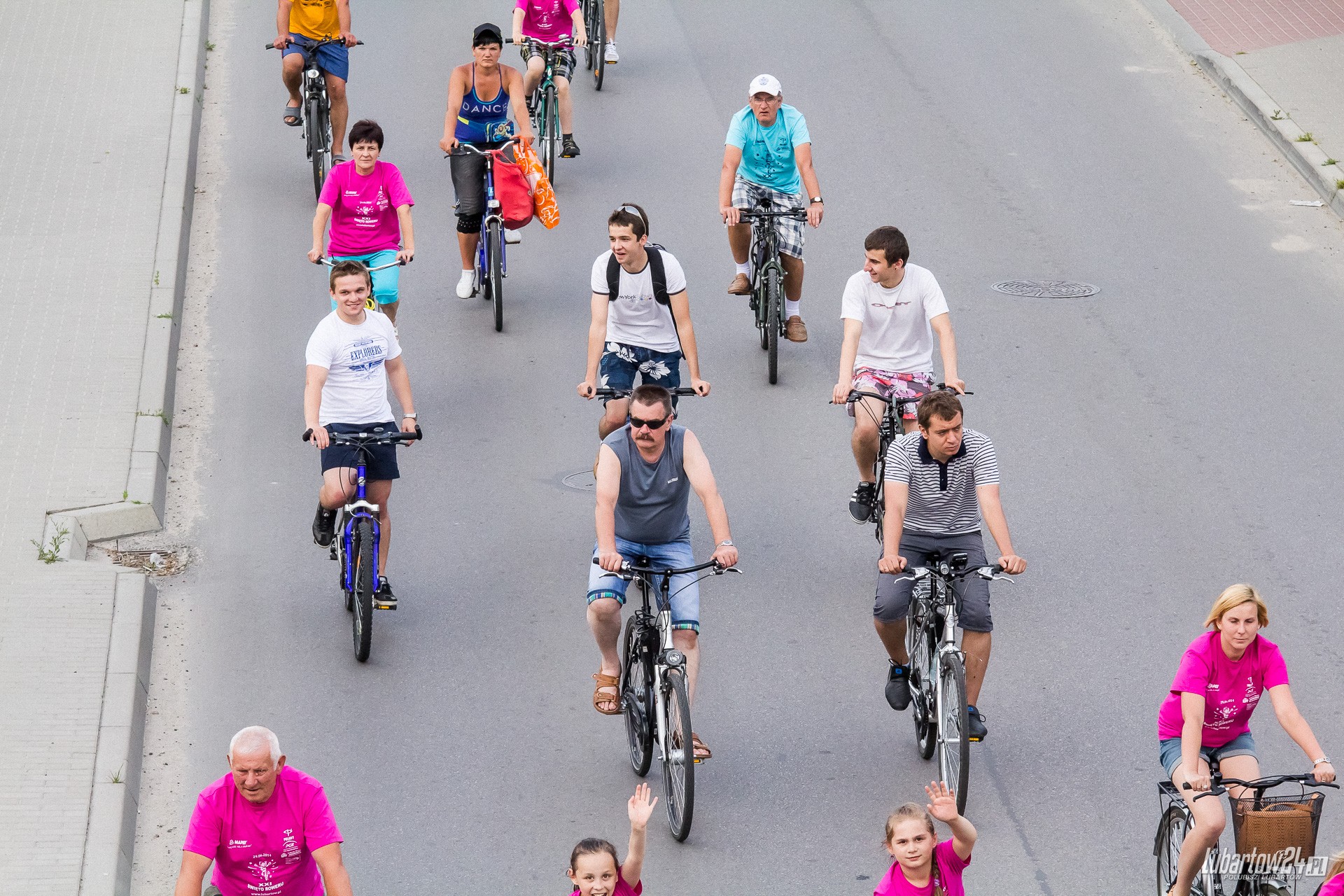 Święto Roweru - przejazd ulicami Lubartowa