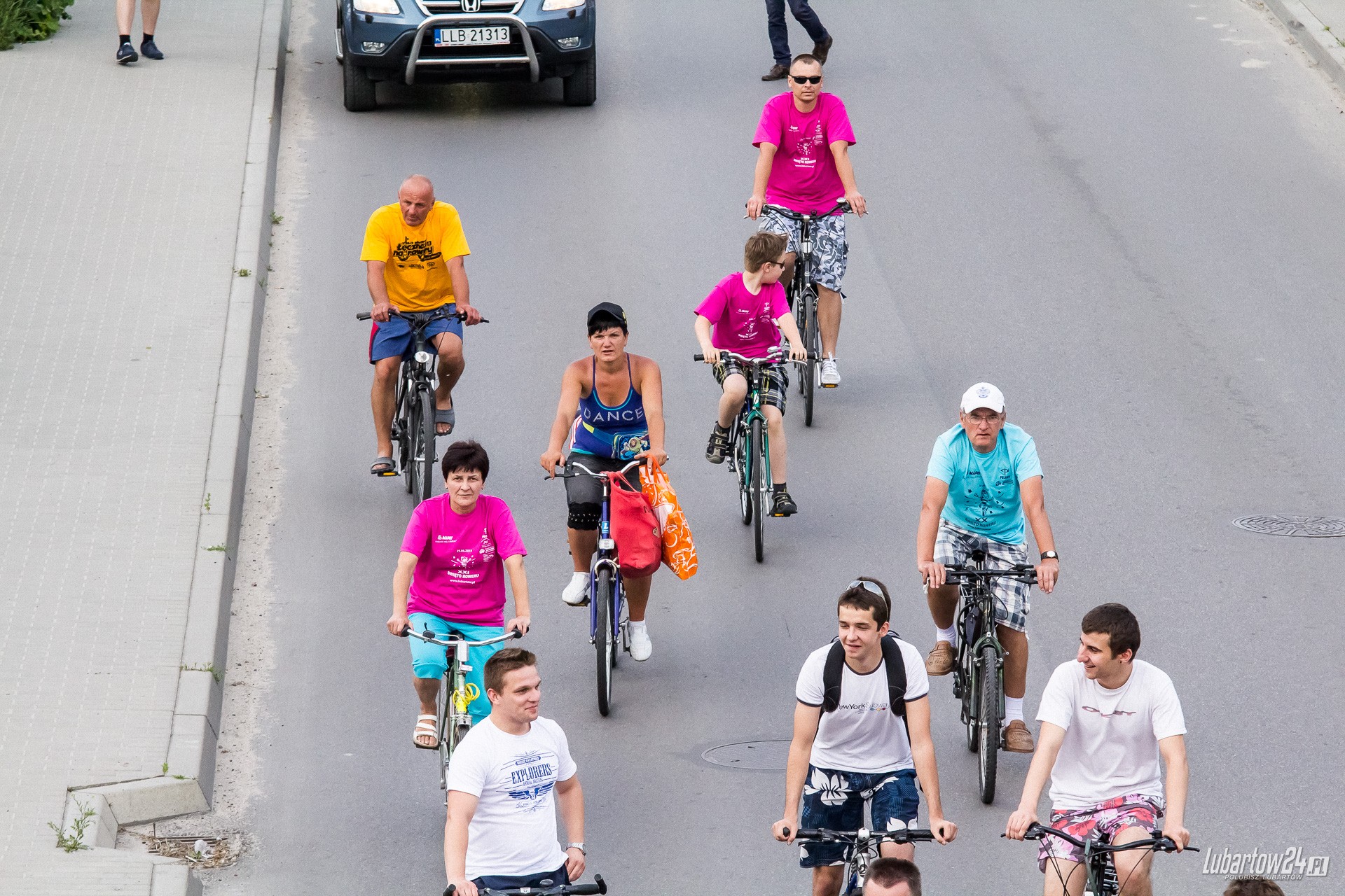 Święto Roweru - przejazd ulicami Lubartowa