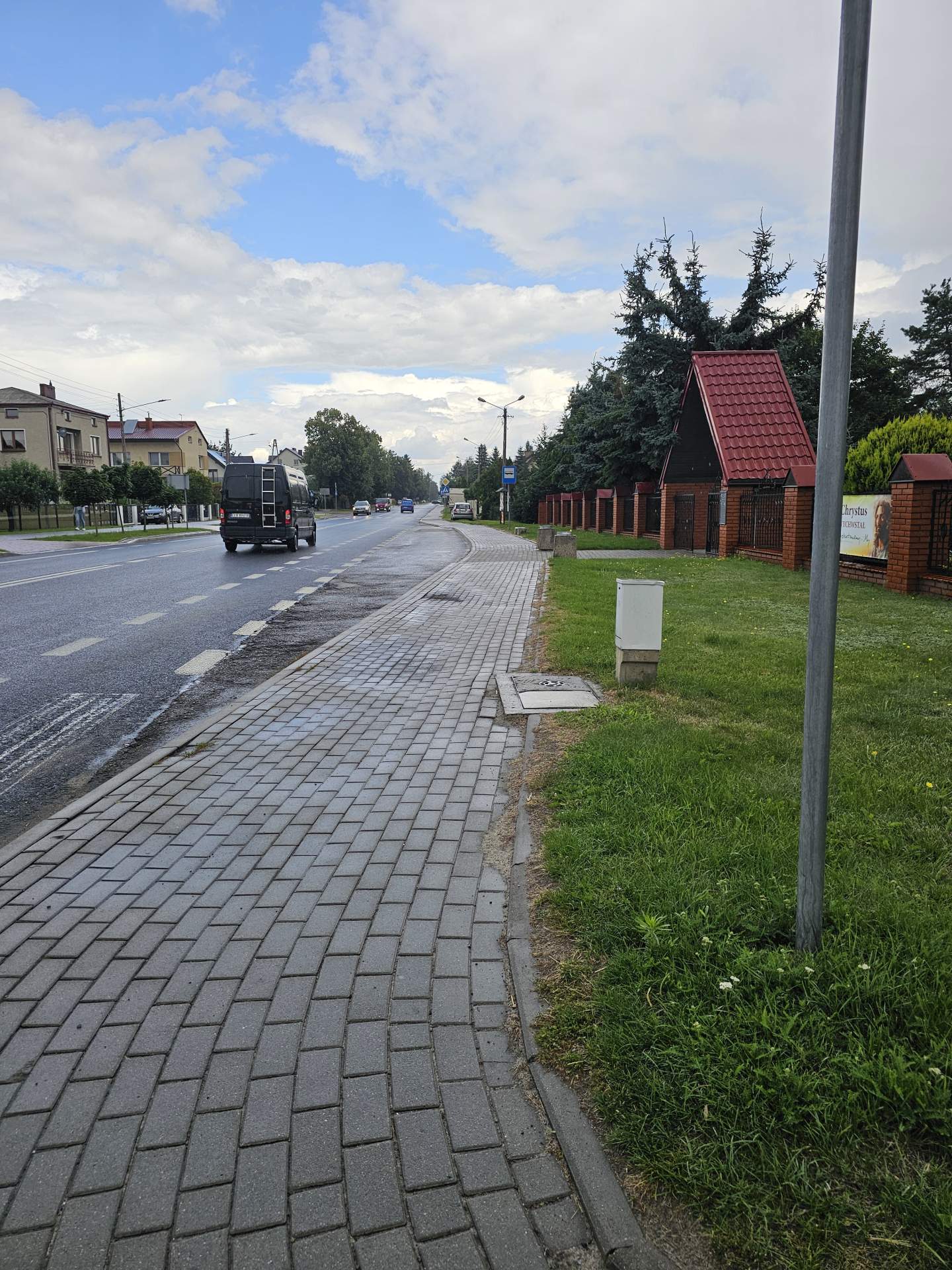 Parking kościół lisów