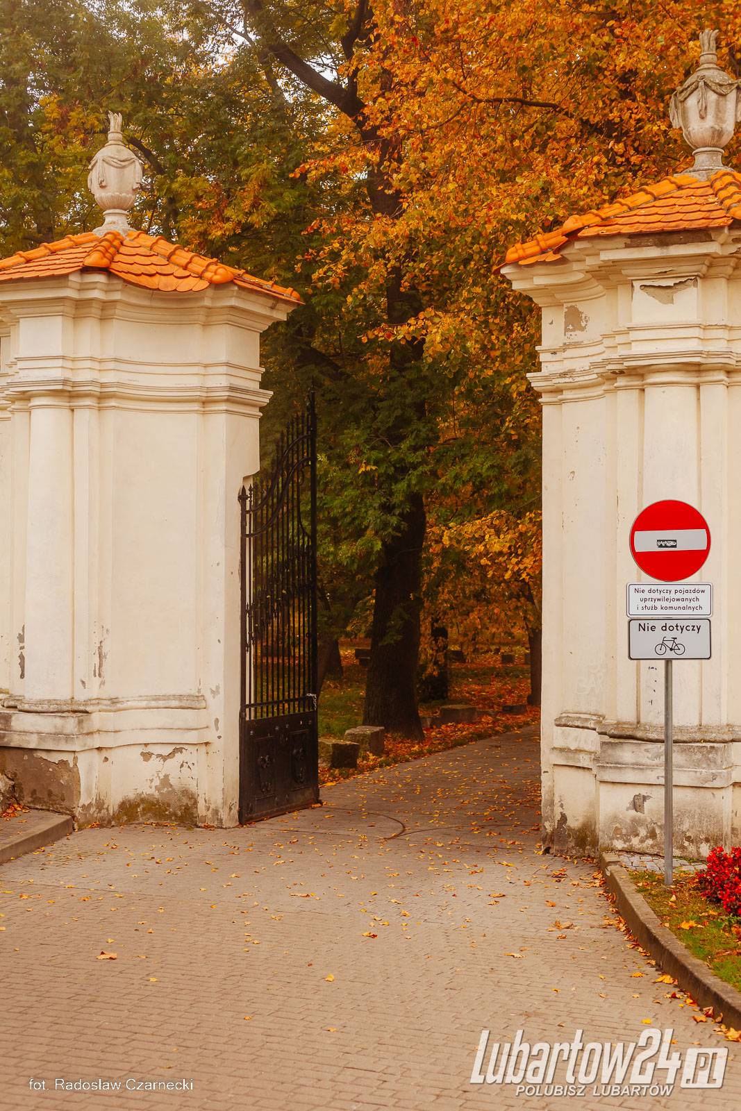 Jesień w lubartowskim parku