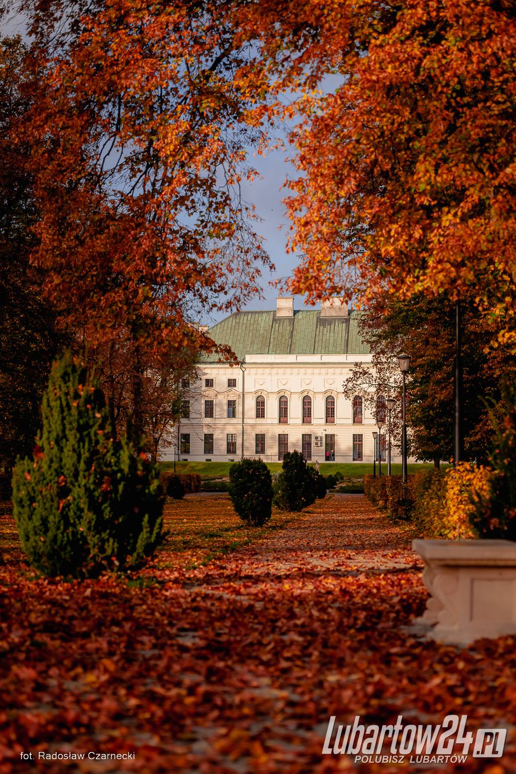 Jesień w lubartowskim parku