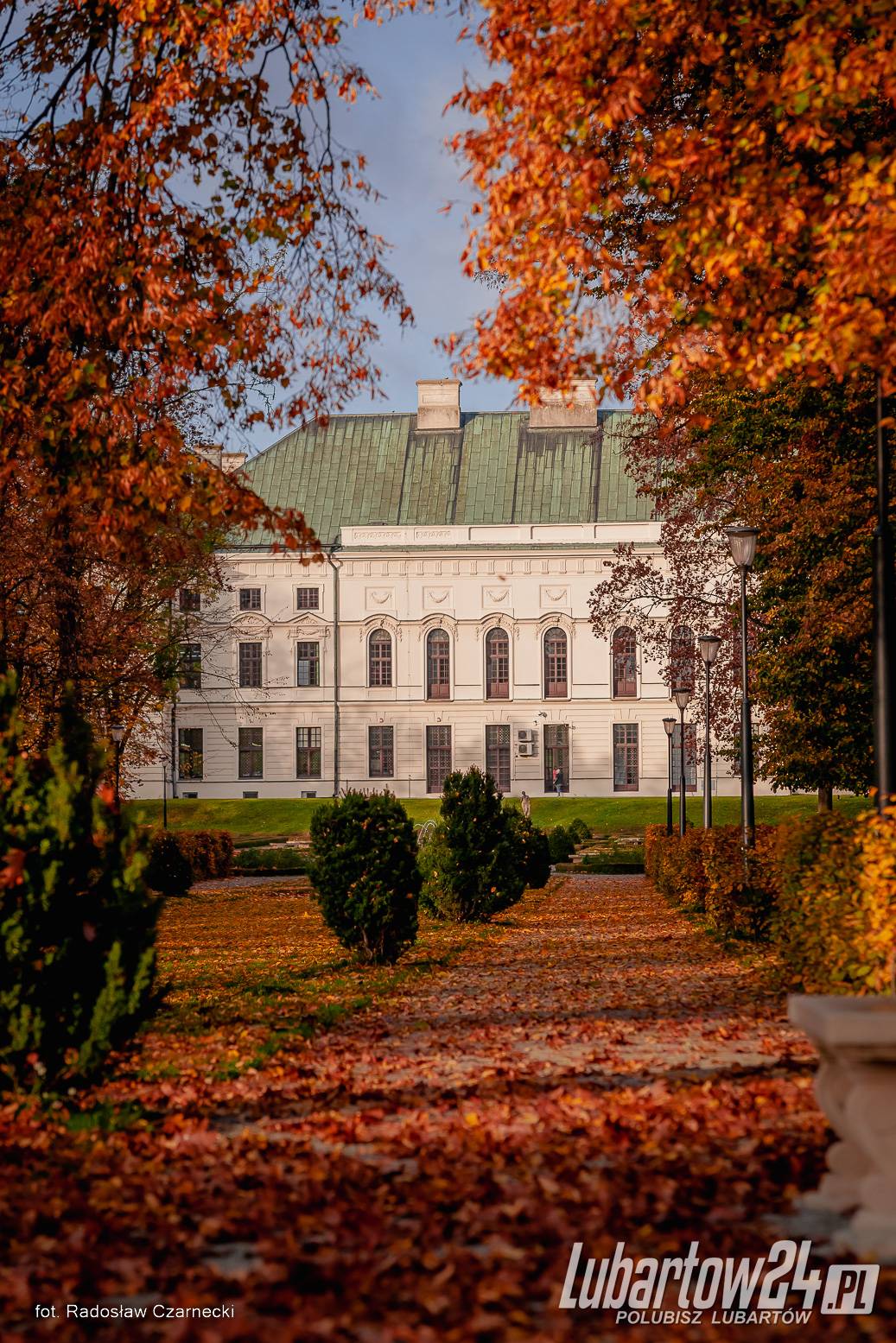 Jesień w lubartowskim parku