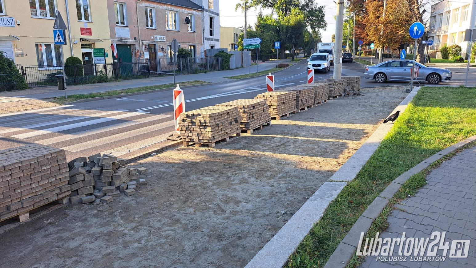 Budowa ścieżki rowerowej w Lubartowie