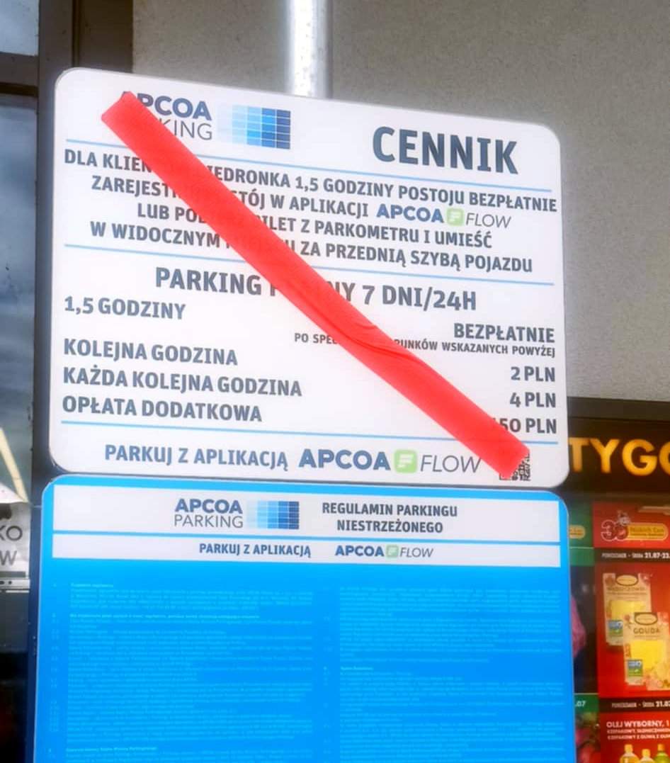 Tańsze parkowanie pod marketem