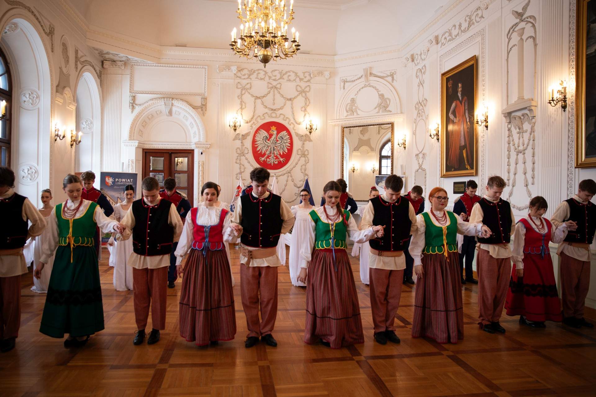 Polonez w sali rycerskiej
