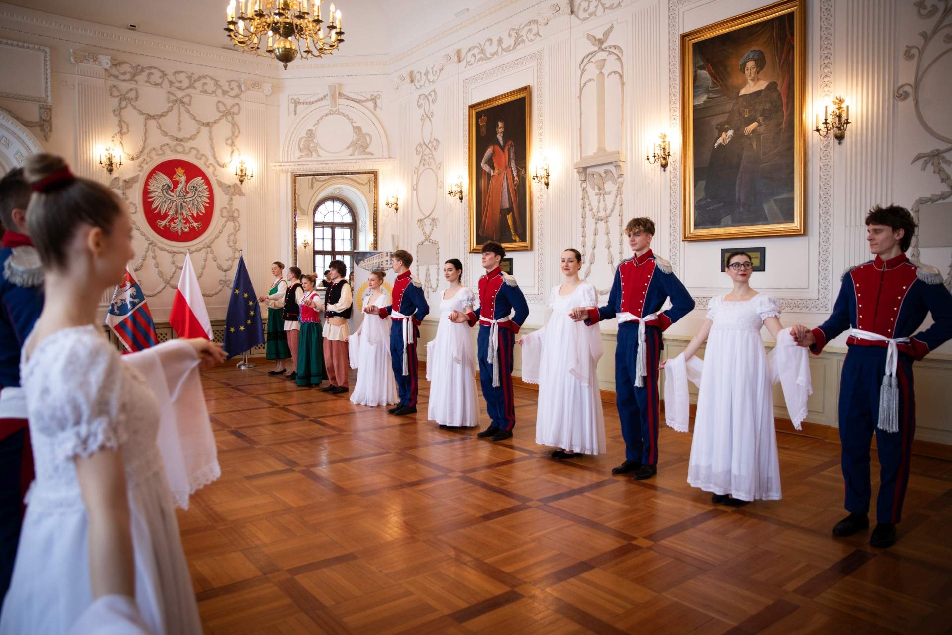 Polonez w sali rycerskiej