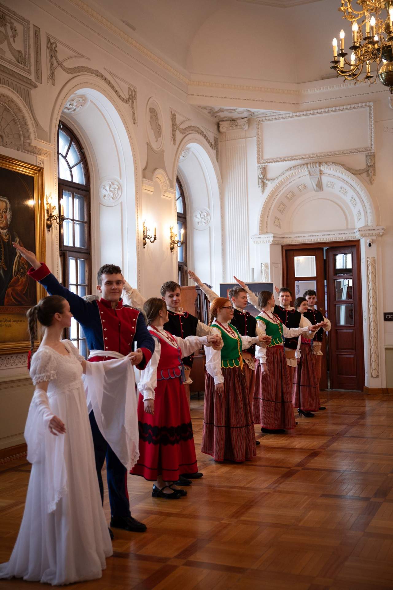 Polonez w sali rycerskiej