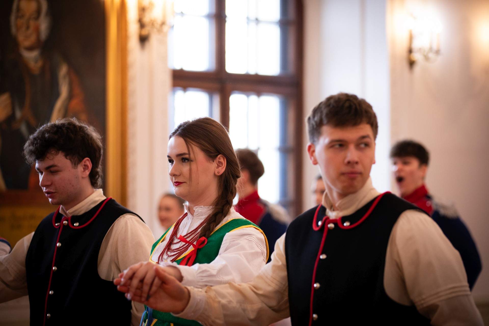 Polonez w sali rycerskiej