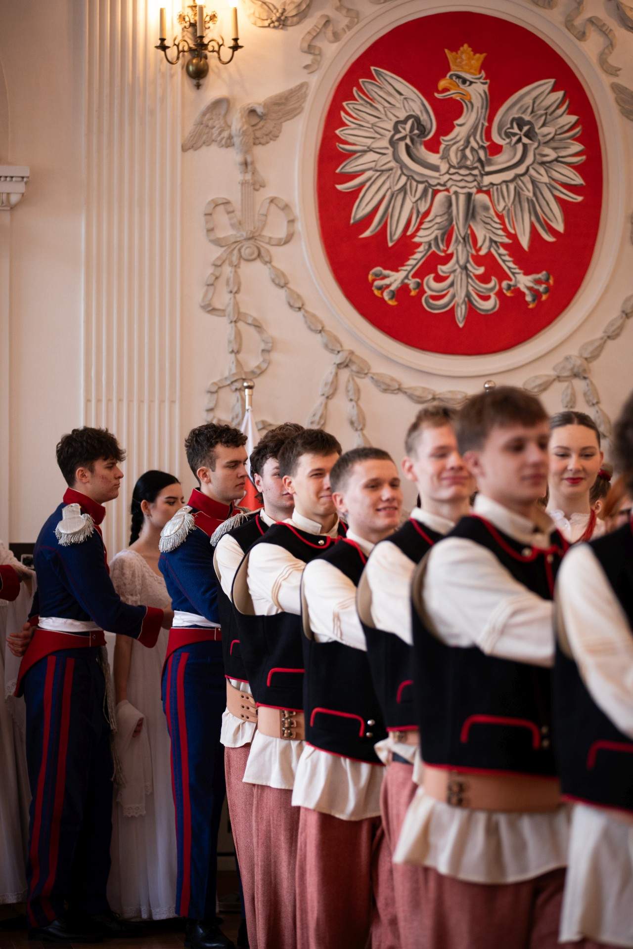 Polonez w sali rycerskiej