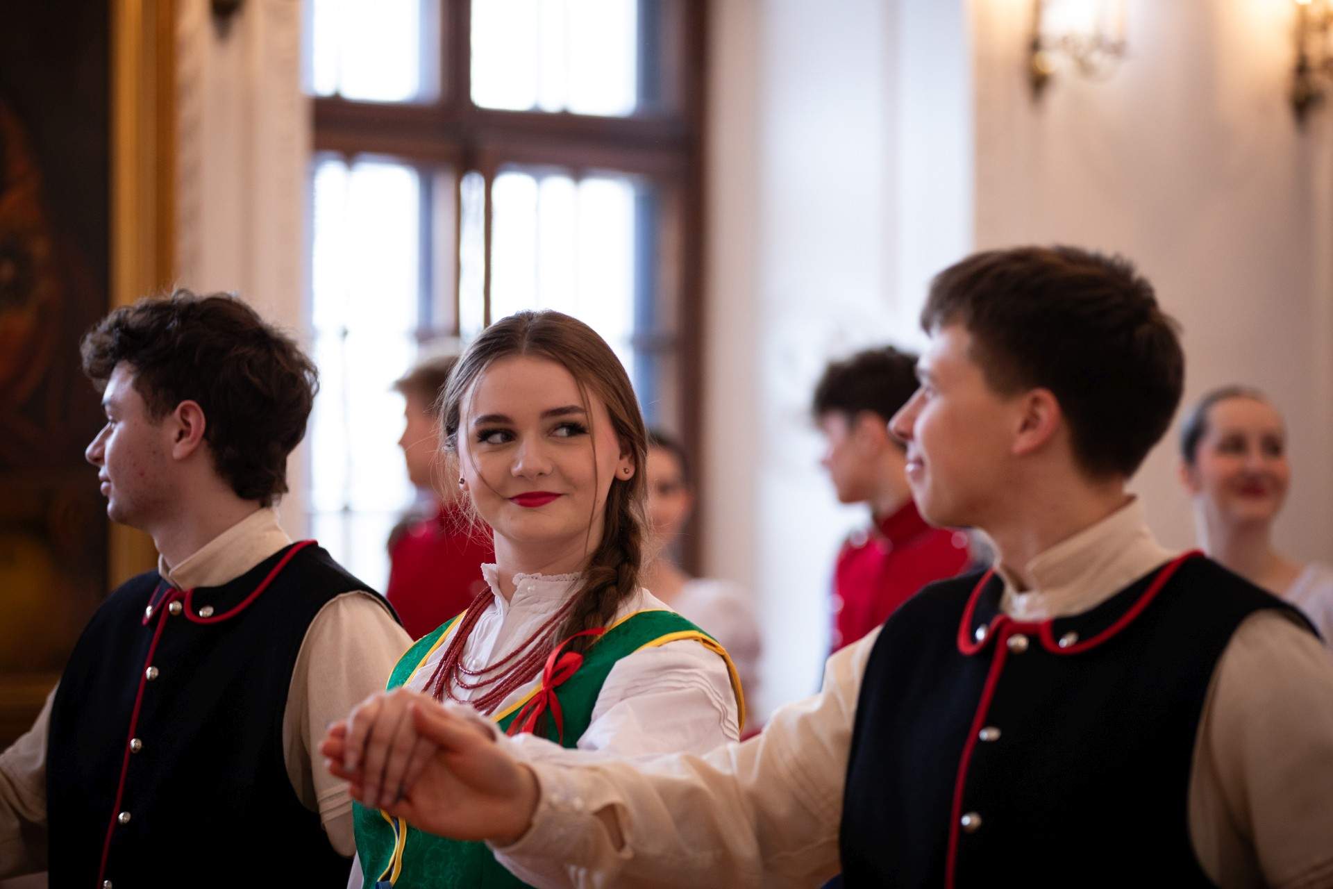 Polonez w sali rycerskiej