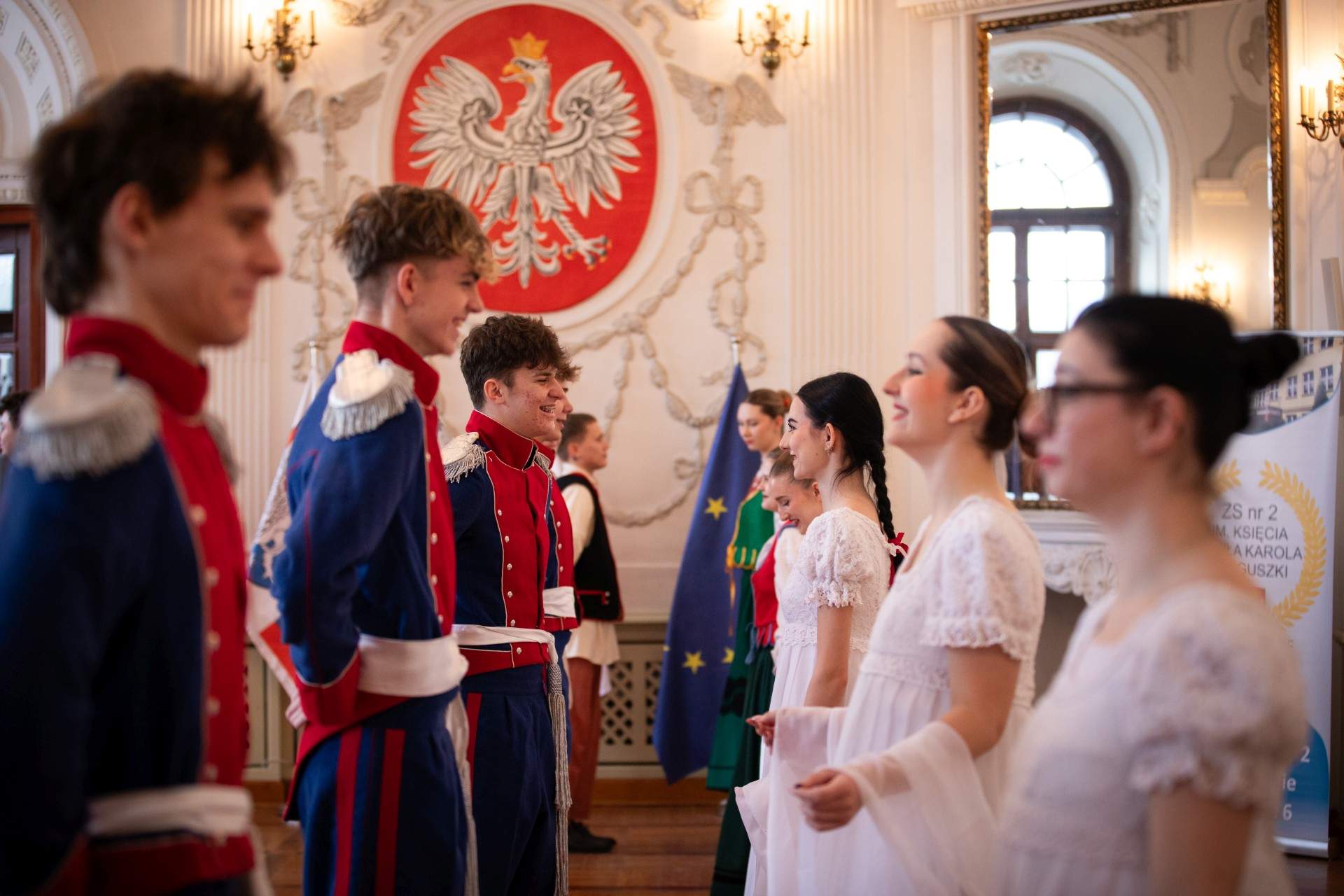 Polonez w sali rycerskiej