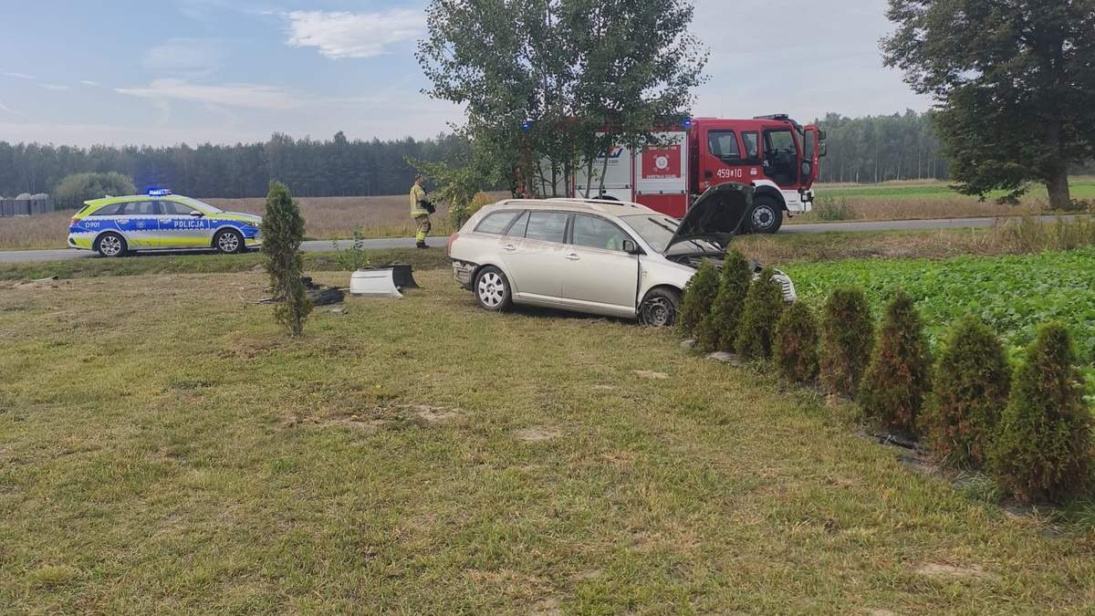 Próbowała ominąć zwierzę i uderzyła w przepust drogowy