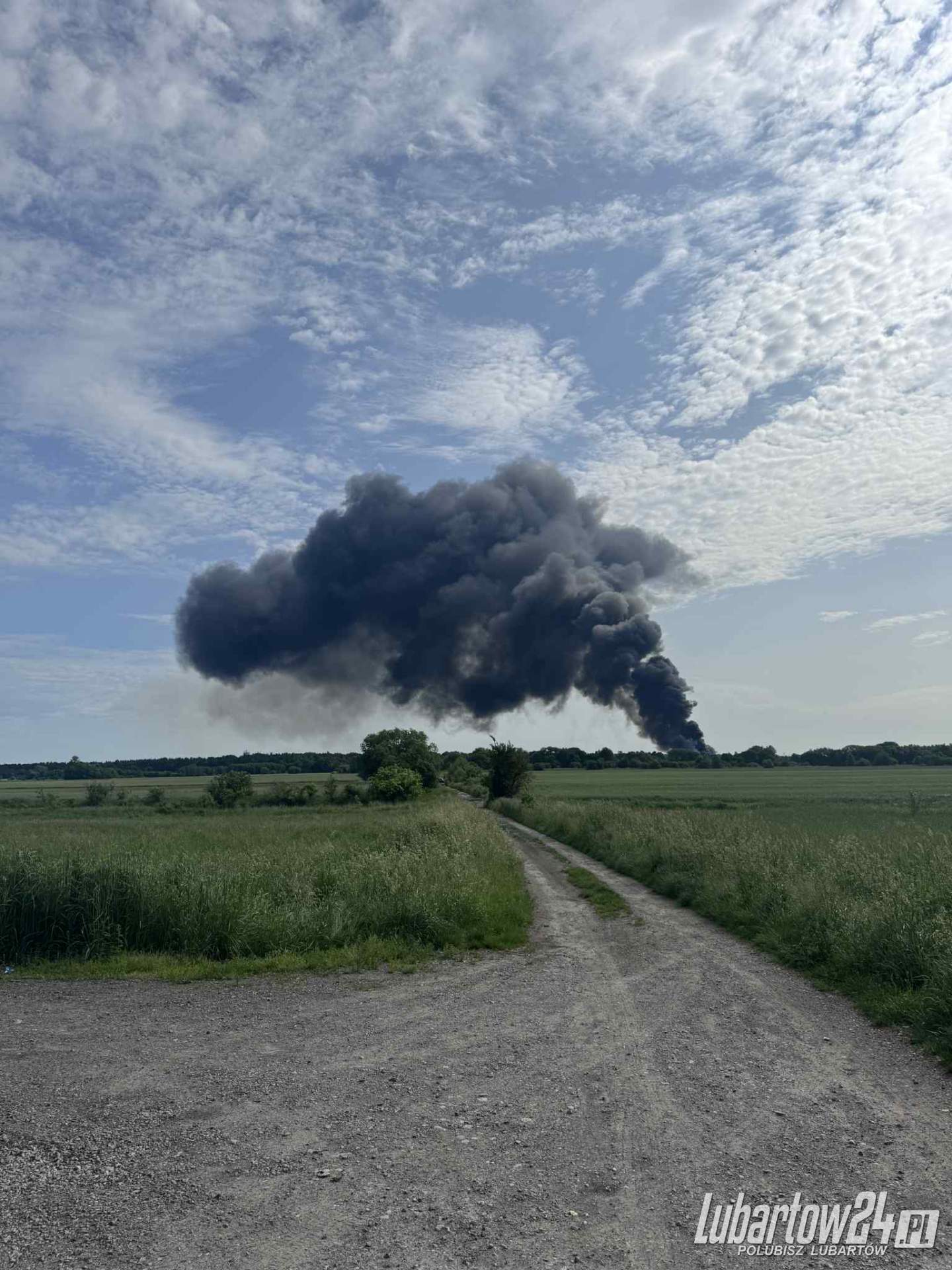 Pożar paliwa i opon