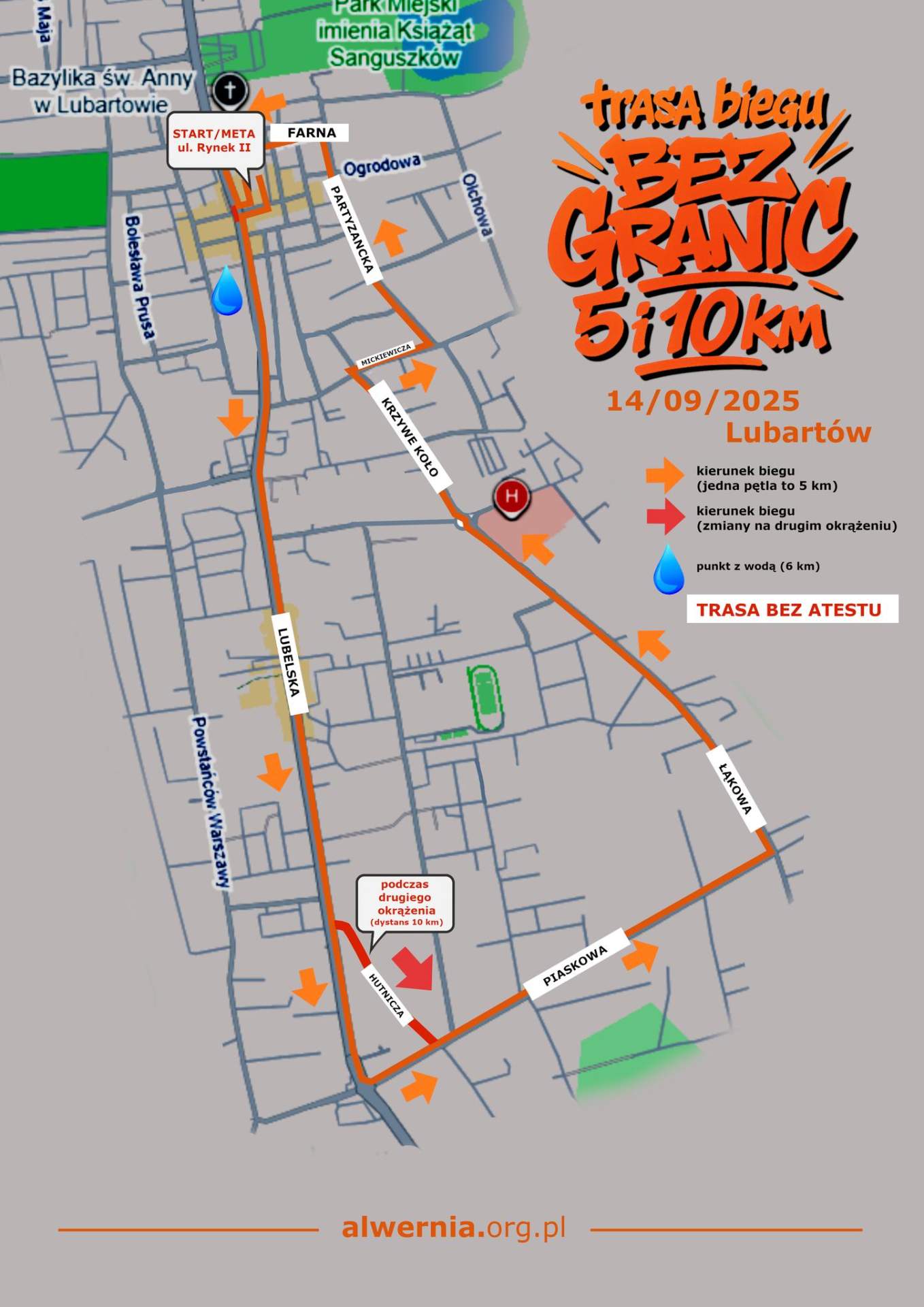 Kierowcy, uwaga na zamknięte ulice! W Lubartowie pobiegną dla Arturka