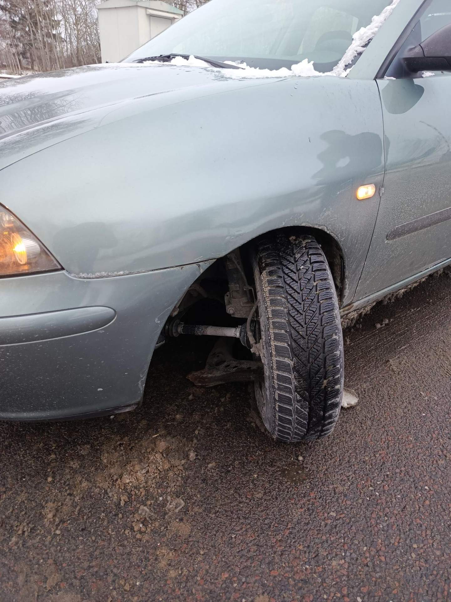 Uszkodzone zawieszenie