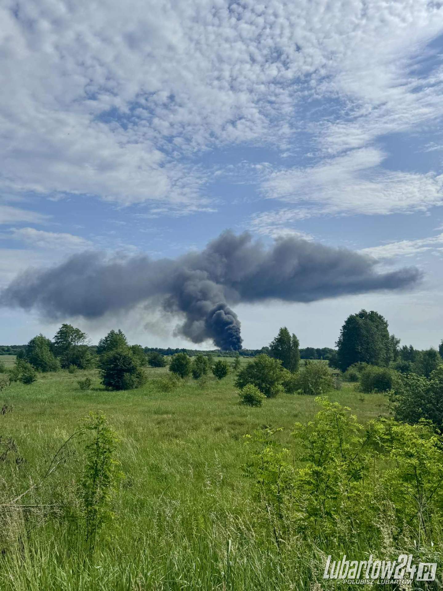Pożar paliwa i opon