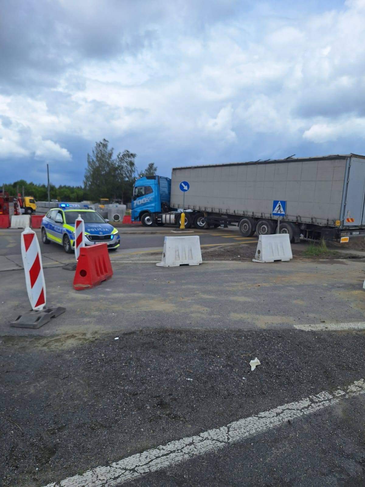 Zablokowana obwodnica Lubartowa