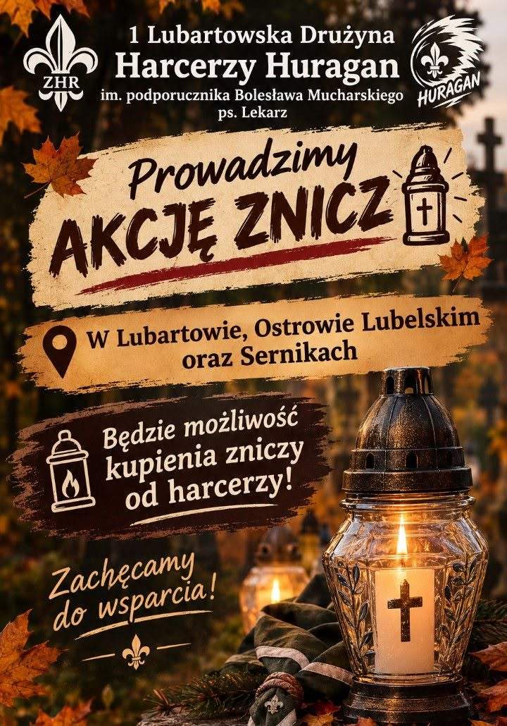 Kup znicz od harcerzy