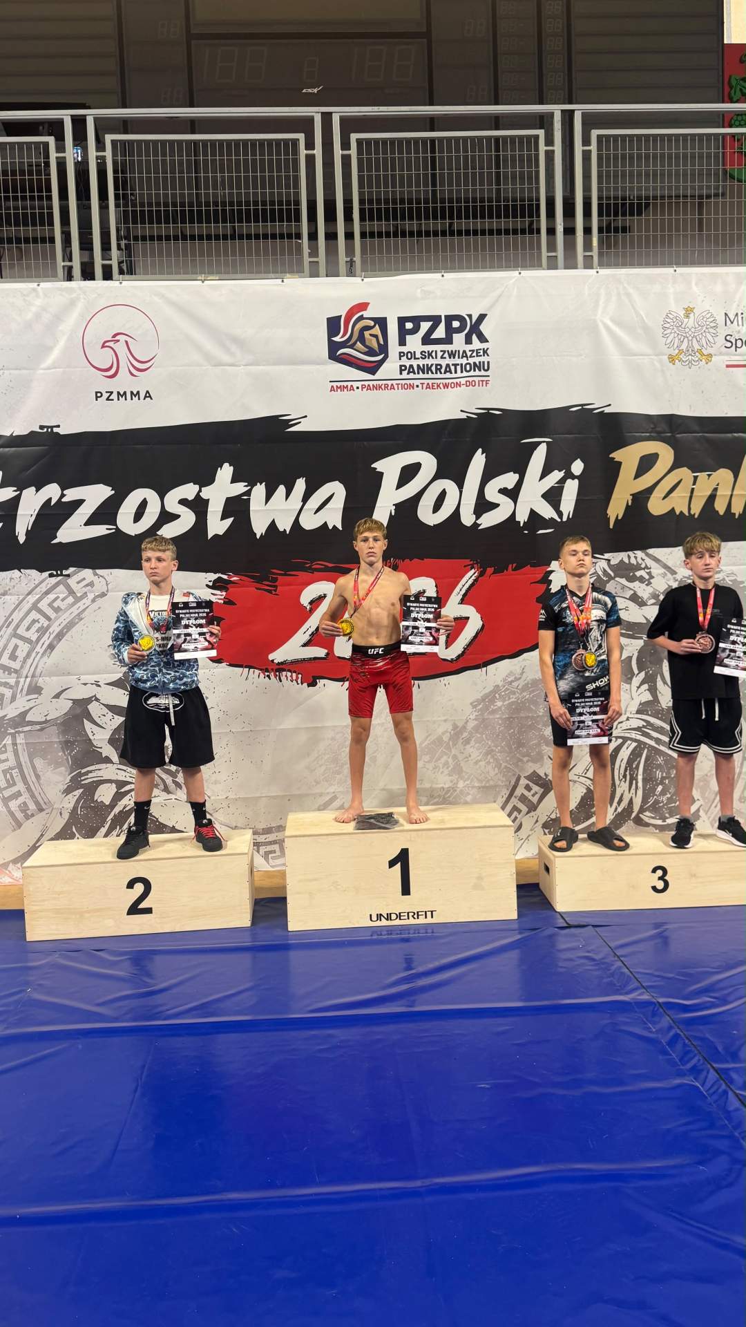 Cztery medale Mistrzostw Polski MMA