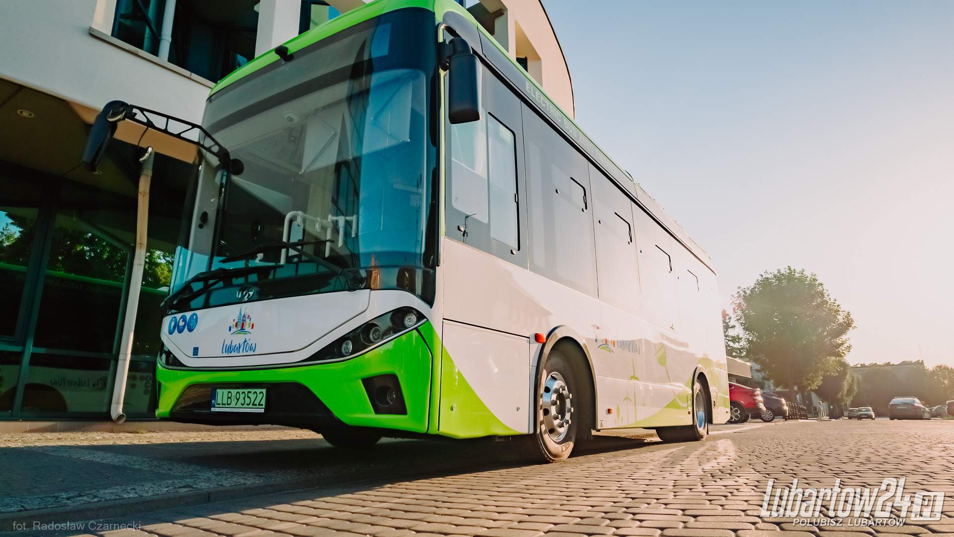 Elektryczny autobus miejski w Lubartowie