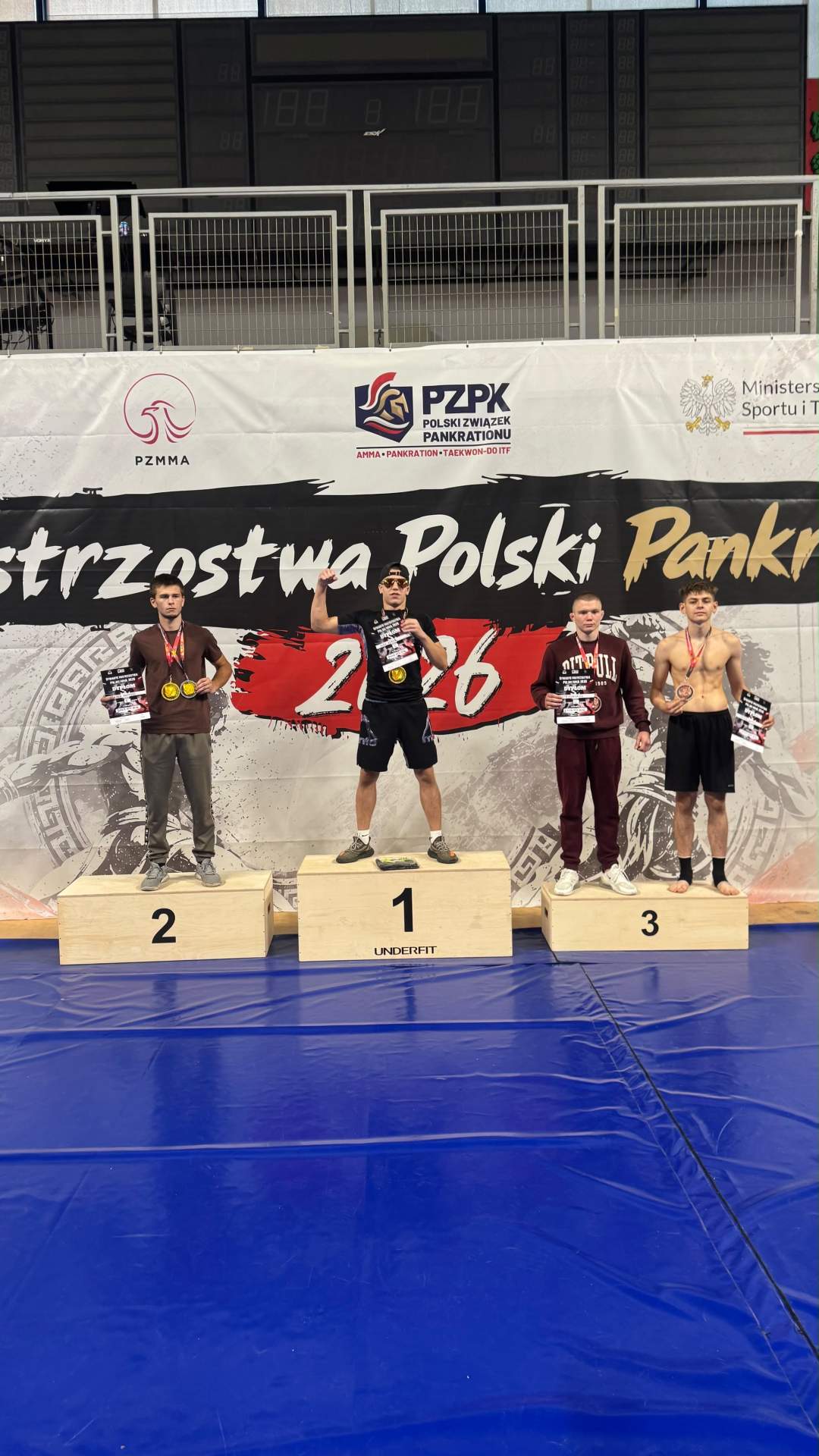 Cztery medale Mistrzostw Polski MMA