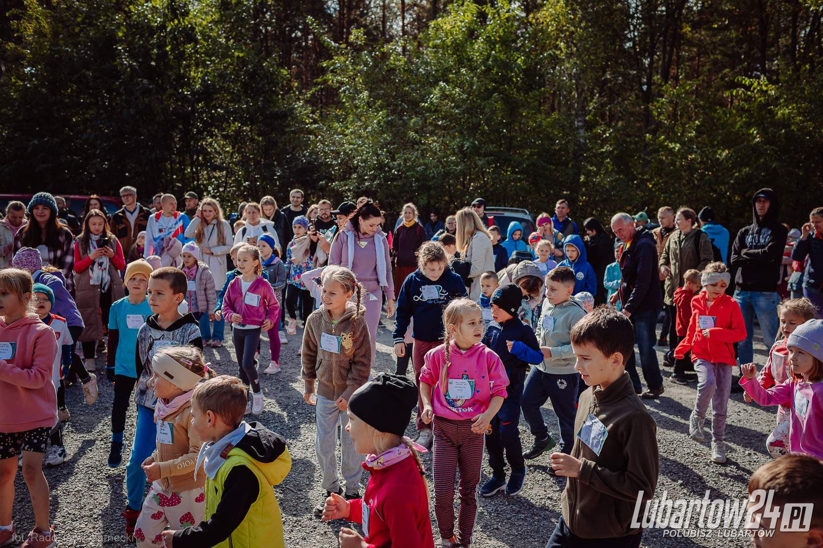 Dzieci biegają, bo lubią lasy