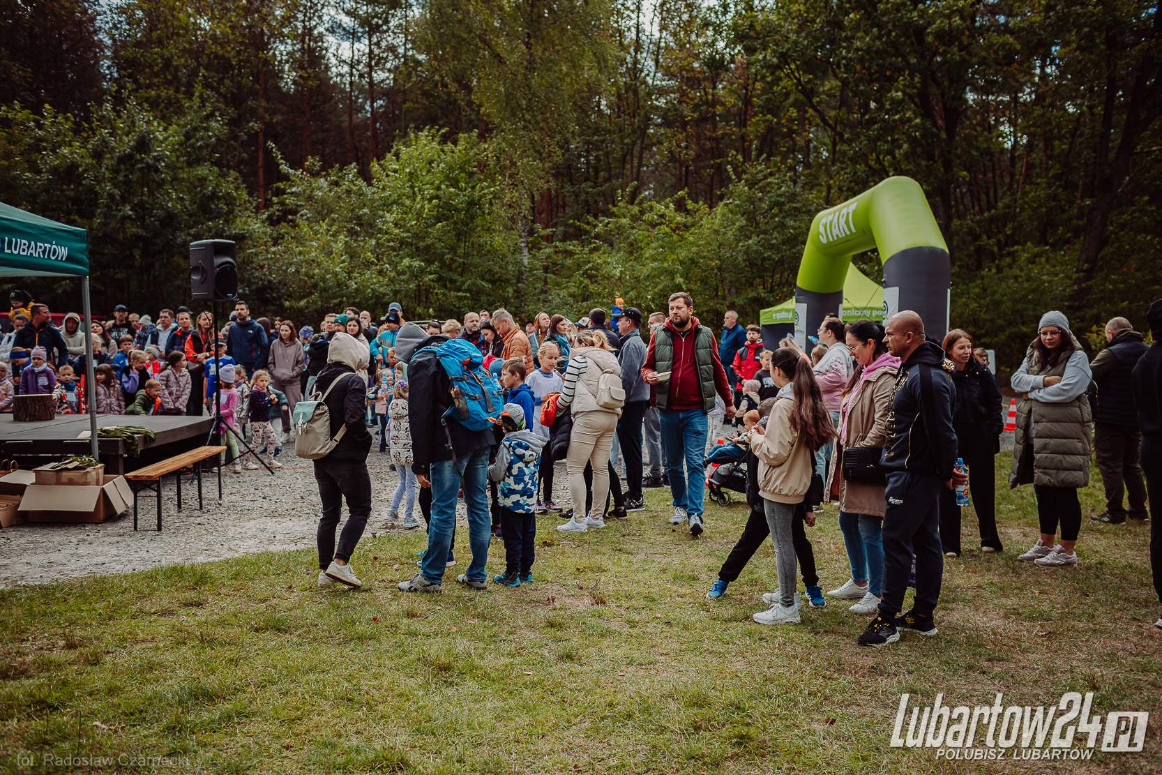 Dzieci biegają, bo lubią lasy