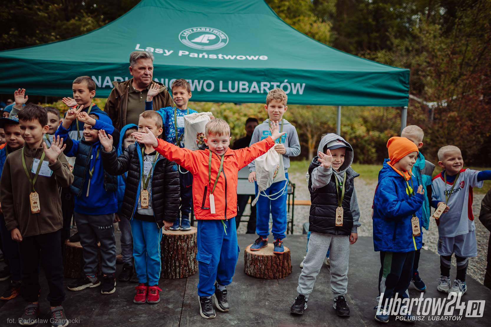 Dzieci biegają, bo lubią lasy