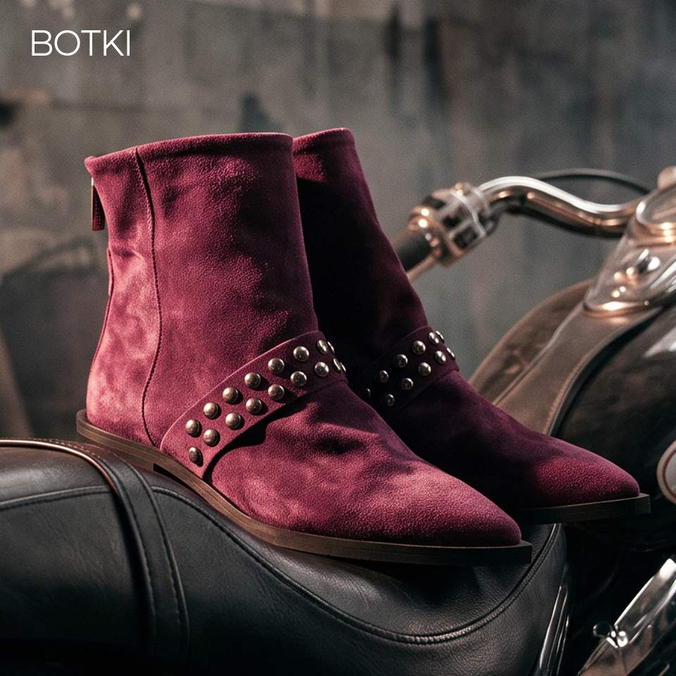 Lakierowane botki